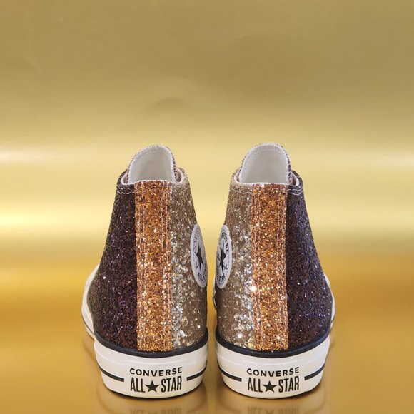 Converse Shoes Converse Ctas Hi Glitter By You Womens Sneakers 73144c Nwt Poshmark